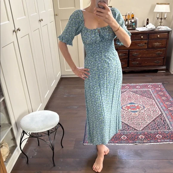 knee length dresses for ladies Felice Mini Dress Midsummer Floral main image 0